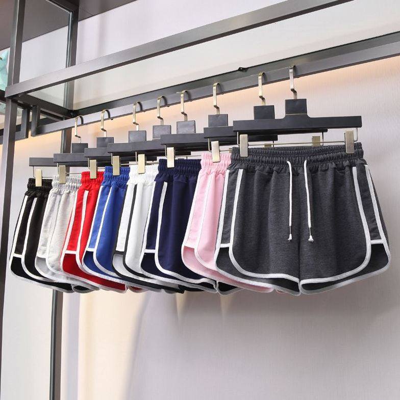 修身a字跑步真理裤热裤超短性感欧美风睡裤休闲潮高腰女士健身裤|msdalam kategori Butik wanita / wanita, seluar, seluar santai - dari Buy2taobao.com untuk memberikan perkhidmatan ejen Taobao profesional membeli