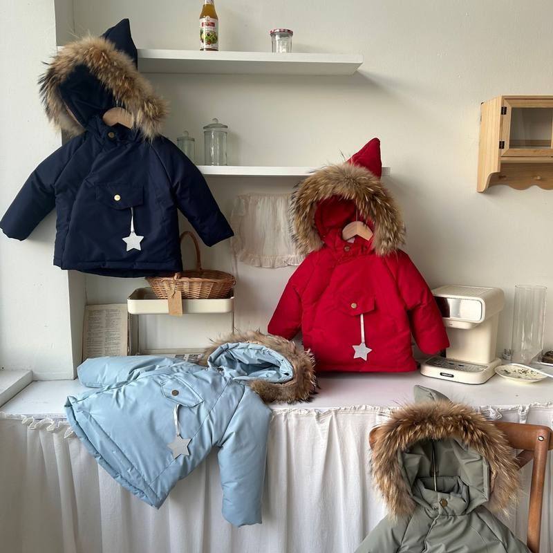 儿童精灵帽羽绒服大毛领2025新款宝宝兄妹姐弟装洋气魔法帽外套冬,童装/婴儿装/亲子装,普通外套,淘宝优惠券,粉丝福利购,淘宝优惠卷