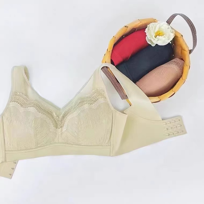 凤起秀美简约无钢圈棉侧收文胸新