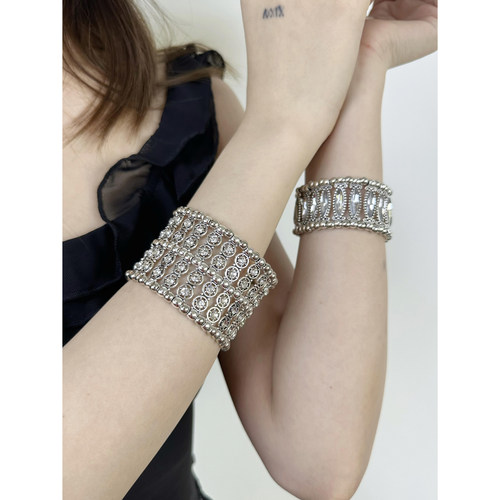 复古个性超闪水钻手环