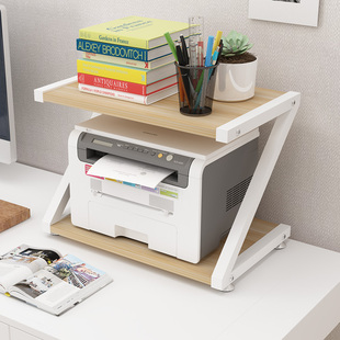 创意打印架子机办公室桌面双层文件收纳架现代简约多层置物落地架