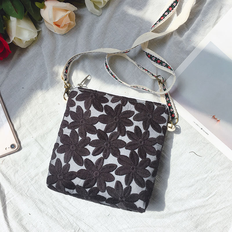 清仓特价捡漏独家原创自制黑色小雏菊小方包包手机包斜挎包单肩包,箱包皮具/热销女包/男包,通用款女包,淘宝优惠券,粉丝福利购,淘宝优惠卷