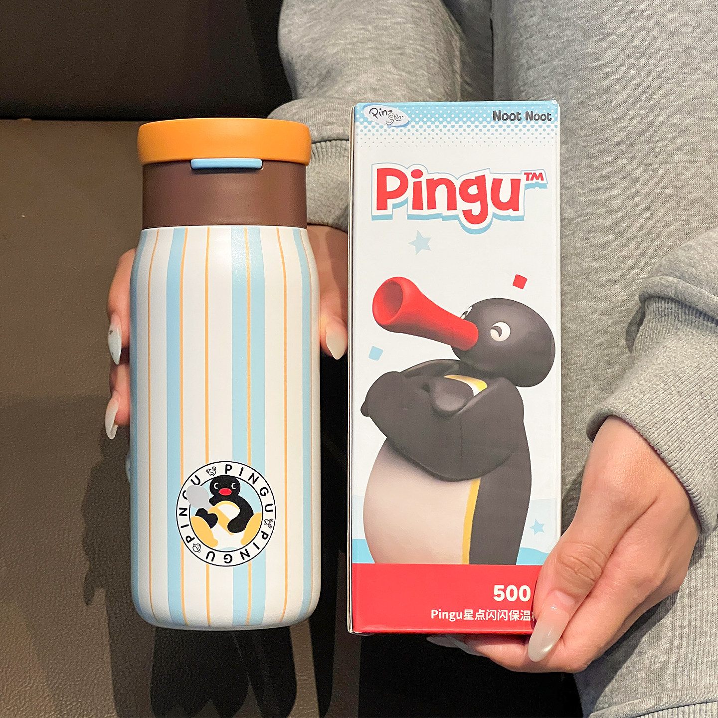 【送礼推荐】pingu企鹅保温杯子图片