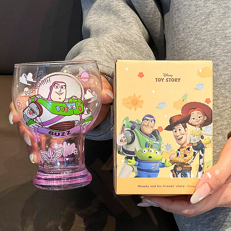 迪士尼玩具总动员啤酒杯子玻璃杯家用水杯男生日礼物女生伴手礼品