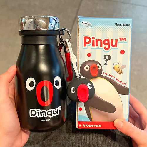 【送礼推荐】pingu陶瓷内胆杯子