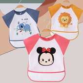 宝宝罩衣吃饭防水防脏时尚 反穿护衣婴儿围兜饭兜 外穿围裙儿童夏季