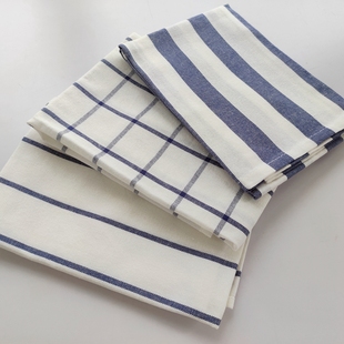 3条装纯棉厨房多用茶巾北欧餐巾垫盖巾3-piece kitchen towel set