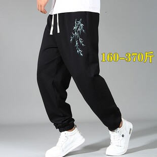 子男款 卫裤 春秋款 国风宽松肥佬束腿裤 男 运动裤 360斤加肥加大裤