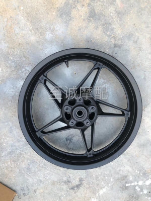 春风650配件CF650-7/650MT/650NK国宾车民用版前轮辋轮毂钢圈