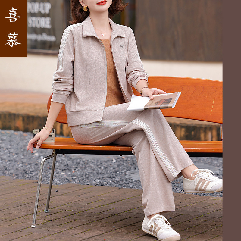 妈妈秋装2025新款洋气中老年女装