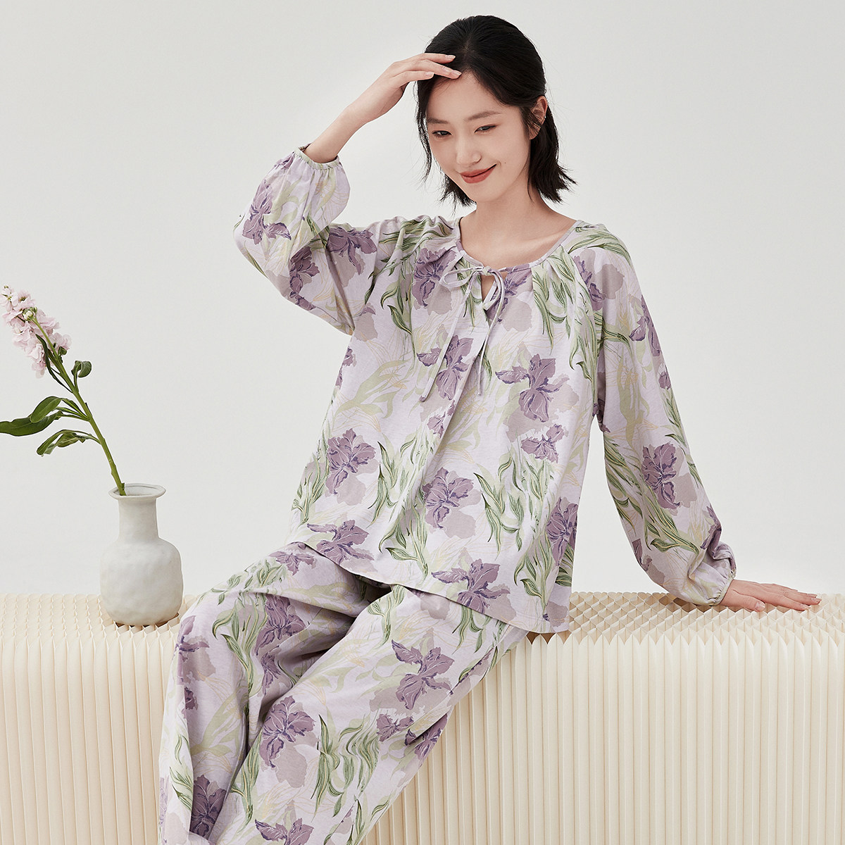 顶瓜瓜女士纯棉春秋家居服
