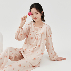 顶瓜瓜女士春秋纯棉家居服