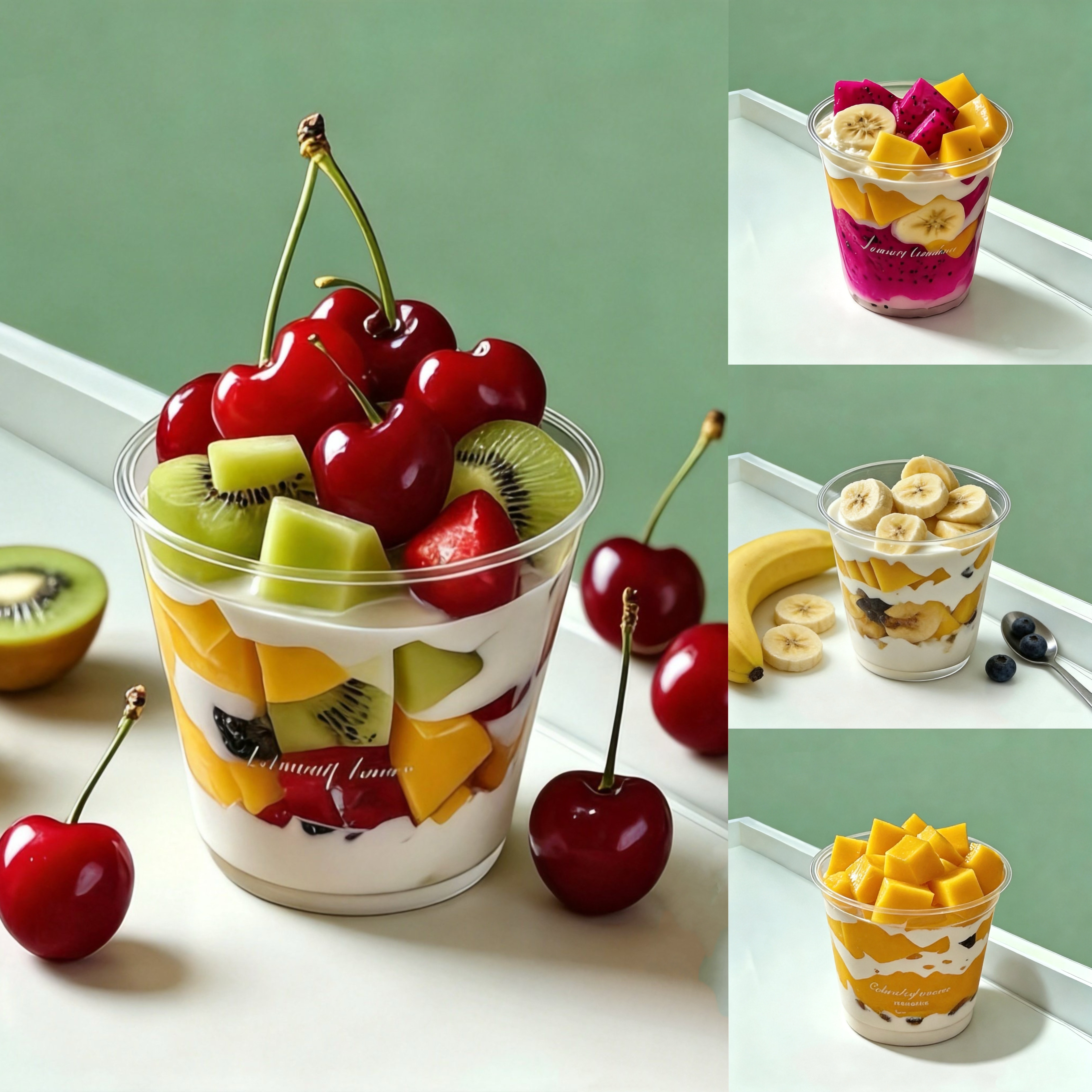 水果捞外卖商用图15张高清 美平面广告设计