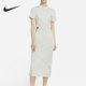 新款 夏季 女子圆领短袖 休闲长款 034 Nike 连衣裙潮CZ9355 耐克正品