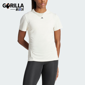 Adidas T恤IU1124 女士高强度间歇训练休闲短袖 阿迪达斯正品 新款