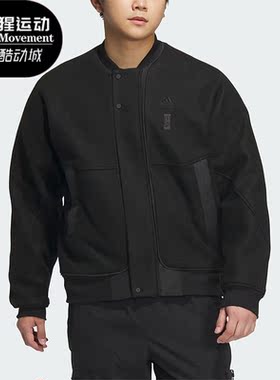 Adidas/阿迪达斯正品冬季新款男子宽松加绒针织外套IP4910