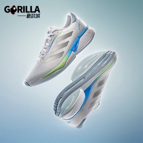 Adidas/阿迪达斯正品防滑耐磨新款男士网面缓震回弹跑步鞋ID1285
