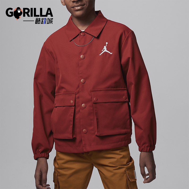 耐克大童双面穿教练夹克