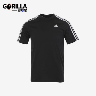阿迪达斯大童运动休闲短袖