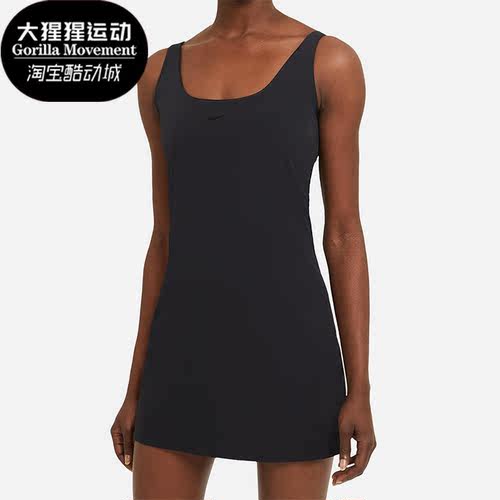 Nike/耐克正品夏新款女子运动休闲舒适训练无袖连衣裙 DA0156-010