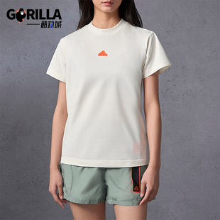 BLUV Adidas 阿迪达斯正品 T恤IS4287 TEE女士印花弹力短袖