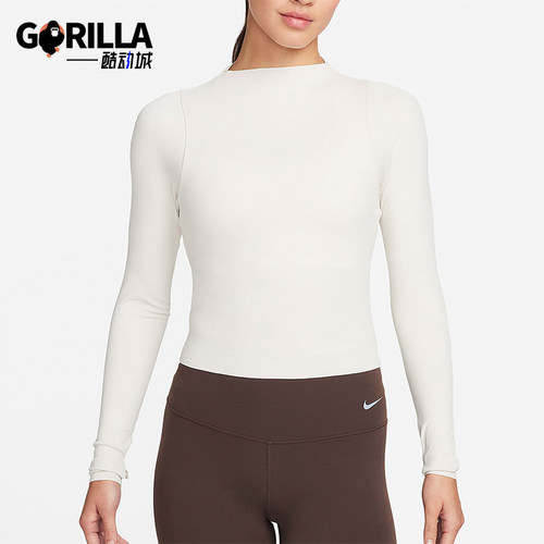 Nike/耐克正品新款女士弹力透气休闲运动长袖T恤FN3023-104