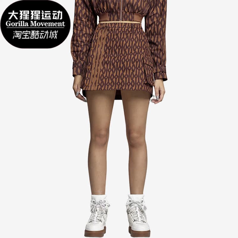 阿迪达斯三叶草女子运动半身裙