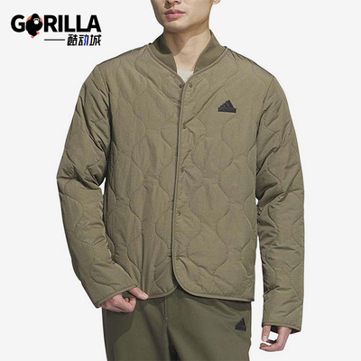 阿迪达斯男士保暖运动休闲棉服