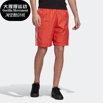 阿迪达斯三叶草男子运动梭织短裤