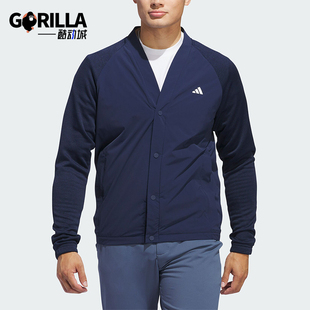 高尔夫舒适运动针织开衫 Adidas 男士 新款 外套IN6489 阿迪达斯正品
