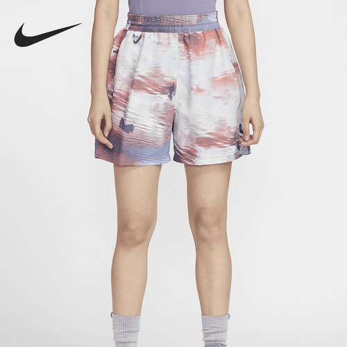 Nike/耐克女士高腰梭织短裤