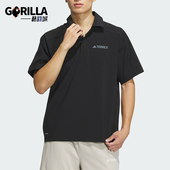 阿迪达斯正品 POLO衫 新款 休闲运动短袖 IX0112 户外男士 Adidas