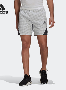 Adidas/阿迪达斯正品男子透气健身休闲训练运动短裤 GL5690