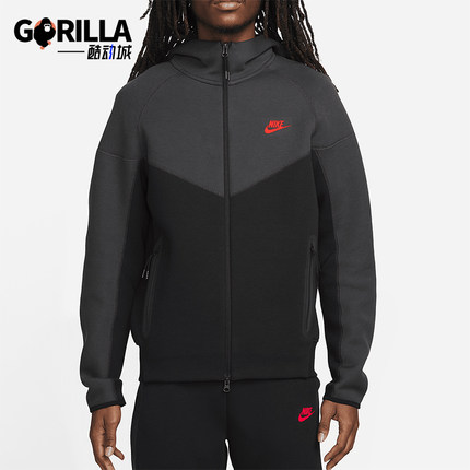 Nike/耐克正品 Sportswear男士全长拉链开襟连帽衫FB7922-013