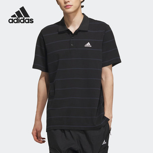 男子运动T恤IA8163 Adidas 阿迪达斯正品 新款 翻领POLO衫