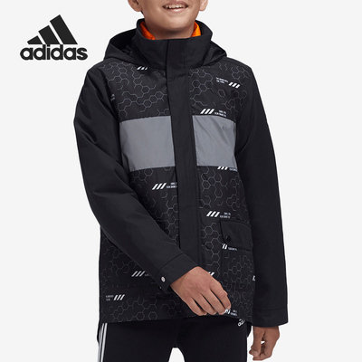 Adidas儿童休闲舒适棉服gg3713