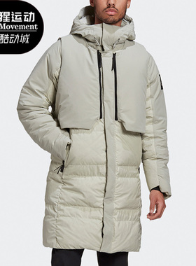 Adidas/阿迪达斯正品保暖男子冬马甲双面两件套保暖羽绒服 FT2430