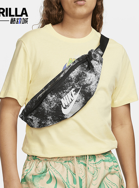 Nike/耐克正品Heritage 男女同款印花运动休闲腰包FN0890-100