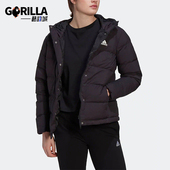 连帽简约保暖运动外套HG8747 休闲女士经典 Adidas 阿迪达斯正品