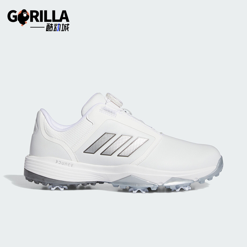 阿迪达斯男士高尔夫旋转按钮鞋