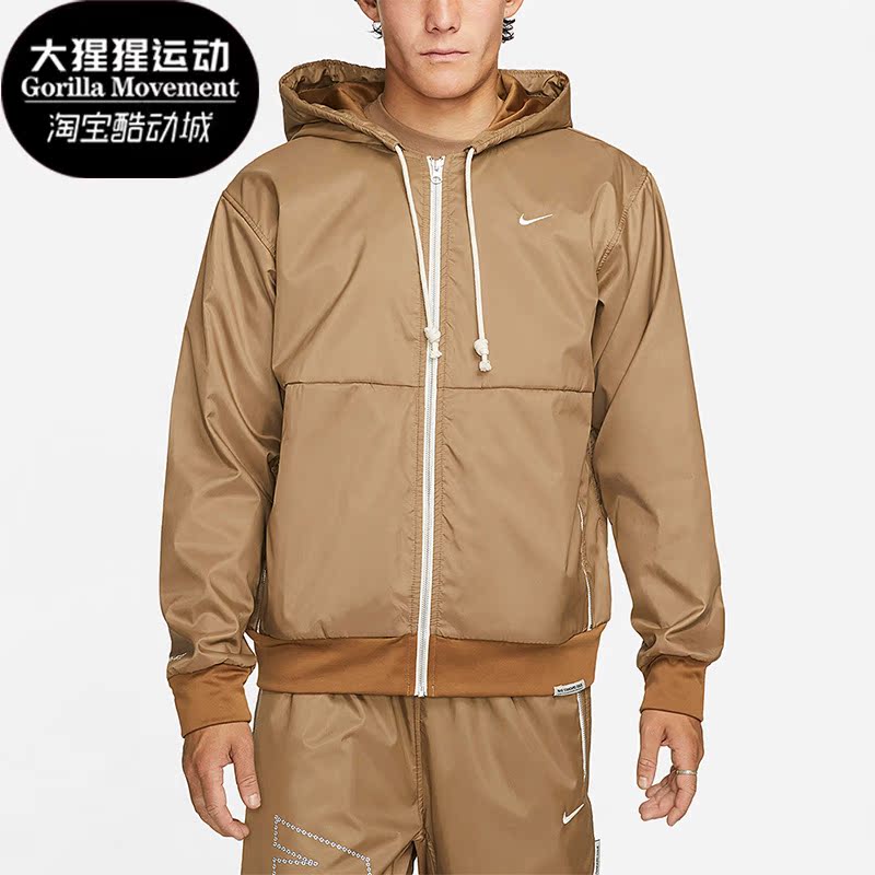 Nike/耐克正品冬季新款男子篮球运动加绒连帽外套DQ6185-258