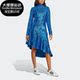 VERSION女子运动亮片连衣裙HR3414 BLUE Adidas 阿迪达斯正品