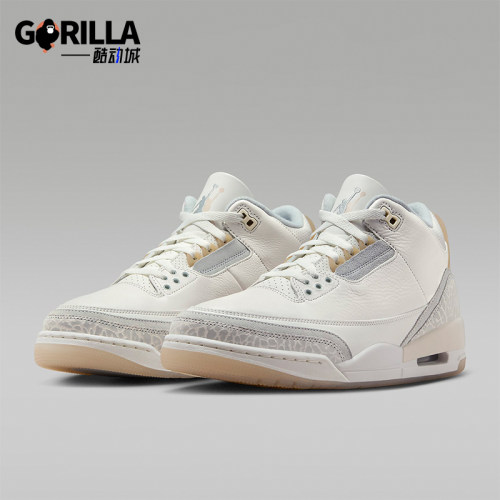 Nike/耐克正品Air Jordan3 Retro Craft男士篮球鞋FJ9479-100