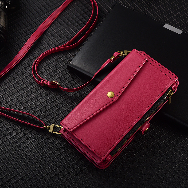 适用OPPOFindx7壳斜挎Finx7Ultra翻盖皮套FINDX6全包0pp0findX5真皮防摔X3Pro背带挂绳X2拉链钱包式新款 磁扣