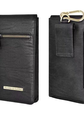 荣耀V3壳腰包适用MagicVS3穿皮带拉链穿皮带挂腰袋华为魔术V2护套VS2双隔层magicV真皮夹插卡皮套男士VS