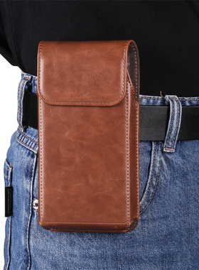 荣耀magic7壳袋300适用华为mate70挂腰包horror魔术7至臻版X6/X5/XT典藏版穿皮带真皮背夹保护套男士Pro