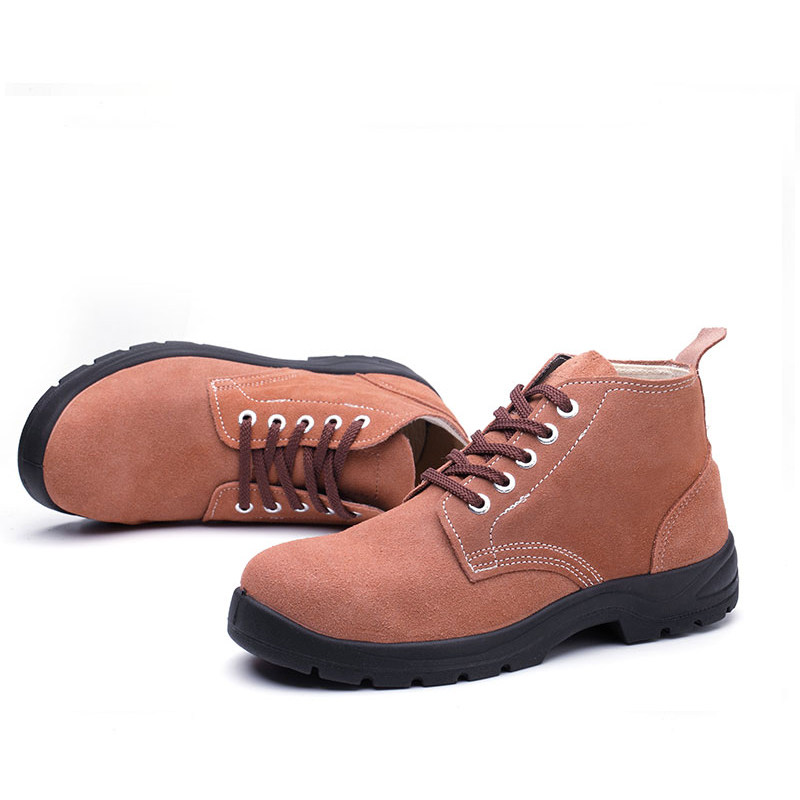 SHIELD KING LABOR PROTECTION SHOES 9788 ANTI-SMASHING ELECTRIC WELDING WORK SHOES RUBBER SOLE WEAR-RESISTANT PU BOTTOM STEEL TOE HEAD HEAT-RESISTANT AND TEMPERATURE-RESISTANT