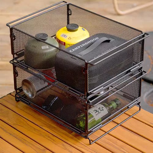 柯曼露营收纳箱储物篮IGT拓展桌