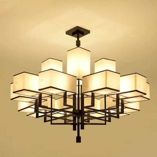 复古铁艺别墅卧室客厅灯