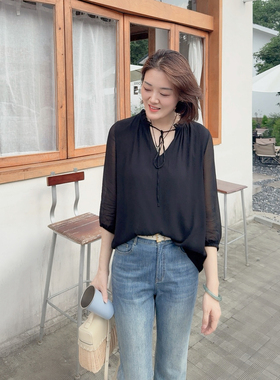 冷玫瑰升级！火桐hooton铂金系列双向顺纡绉木耳边真丝衬衫YT3097